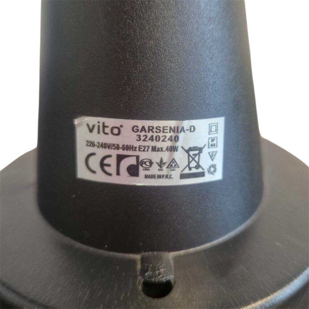 Світильник садово-парковий VITO GARDENIA-35 білий 40W Е27 IP44 ( 3240250 )